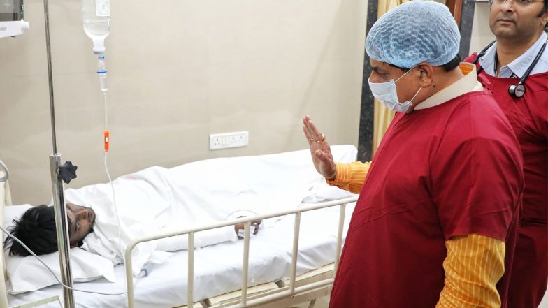 India News | MP CM Mohan Yadav Meets Victims of Dewas Firecracker Factory Blast; Assures Strict Action Against Accused