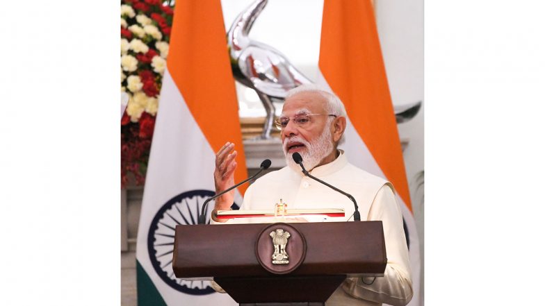World News | PM Modi to Embark on 5-nation Tour Today to Deepen India's Global Strategic Partnerships