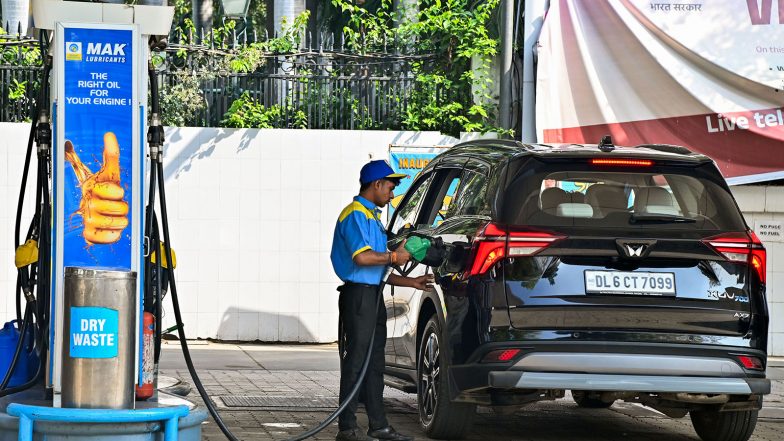 India News | Centre Hikes Petrol, Diesel Prices by Rs 3 Per Litre Each