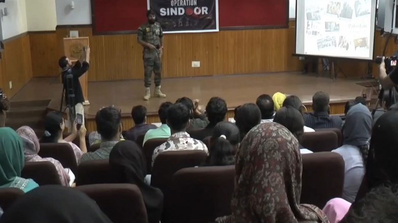 India News | J-K: Indian Army Conducts Awareness Lecture on Op Sindoor for Students in Bhaderwah