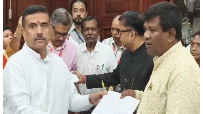 India News | West Bengal CM Suvendu Adhikari Resigns from Nandigram Assembly Constituency, Retains Bhabanipur