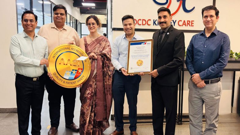 Business News | DCDC Kidney Care Sets Global Benchmark with AACI Accreditation for Badarpur Dialysis Centre
