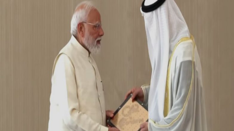 World News | PM Modi's UAE Visit Yields Defence, Energy Deals, $5 Bn Investment Commitment