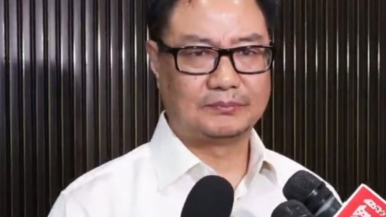 India News | Kiren Rijiju Flags Rahul Gandhi's Foreign Visits, Urges Congress to Adhere to Parliamentary Rules and Specify Purpose of Visits
