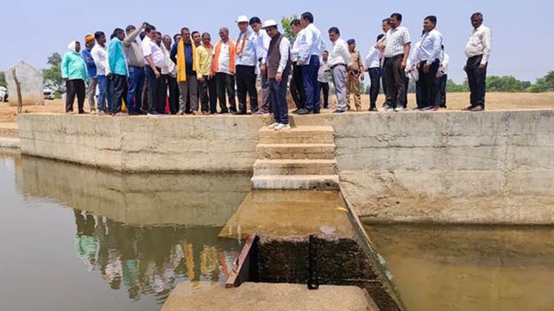 Business News | Govt Reviews Watershed Projects in Chhattisgarh's Dhamtari, Highlights Irrigation and Livelihood Gains