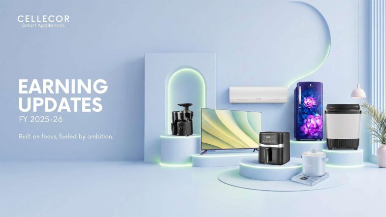 Business News | Cellecor Reports INR 1,292 Cr Revenue and 28% Profit Growth in FY25-26, Driven by Retail Expansion and Product Diversification