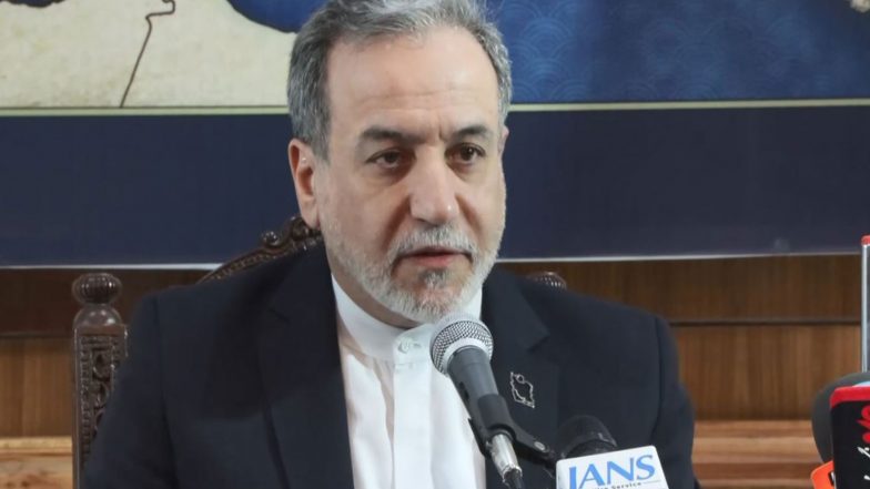World News | Chabahar Port Golden Gate to Access Central Asia, Europe: Iran FM Urges India to Persist Despite US Sanctions