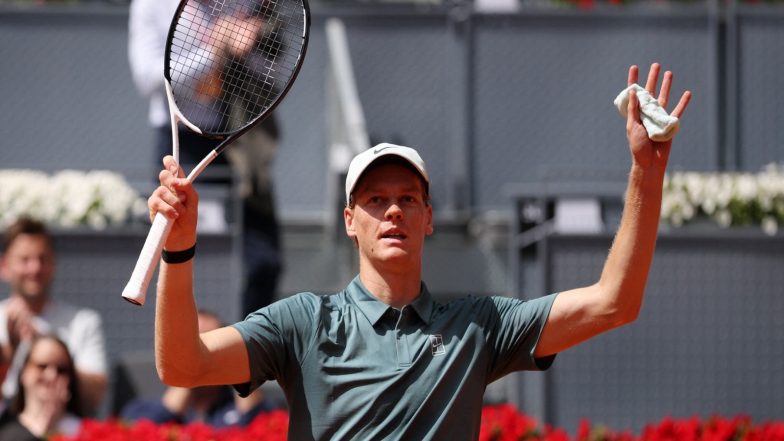 Sports News | Jannik Sinner on Brink of Italian Open History Before Rain Suspends Semi-final Match