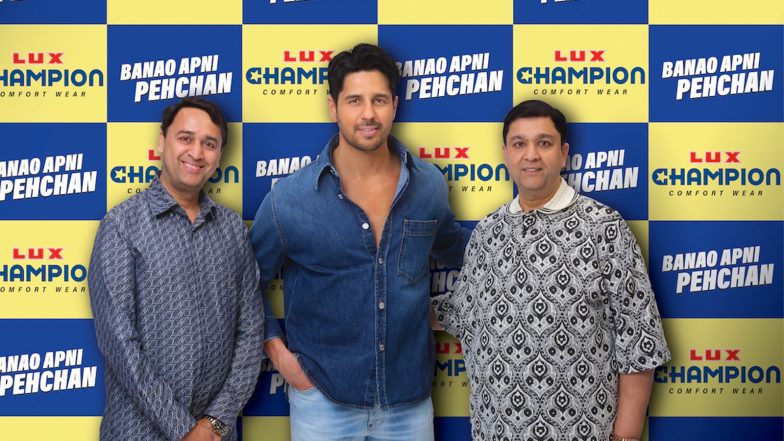 Business News | Lux Champion Redefines Comfort and Style With Sidharth Malhotra as Brand Ambassador