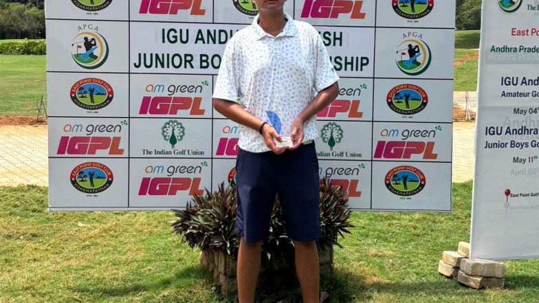 Sports News | Vihaan Registers Three-shot Victory at IGU Andhra Pradesh Junior Boys Golf Championship