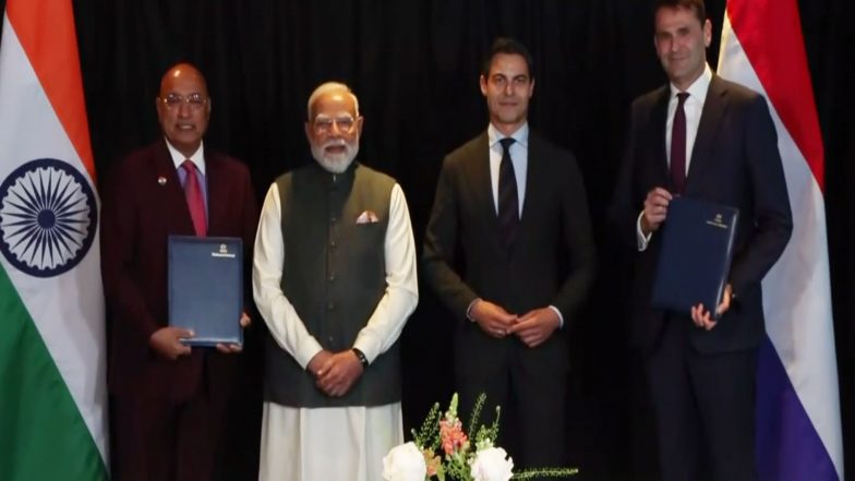 World News | Tata Electronics, Netherland's ASML Sign Agreement to Support Semiconductor Fab in Gujarat; PM Modi Lauds Decision