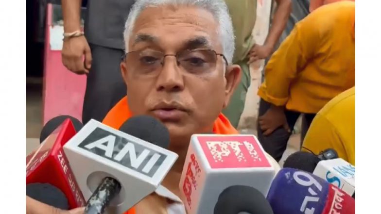 India News | Bulldozers Will Roll Across Country Against Illegal Constructions: Dilip Ghosh