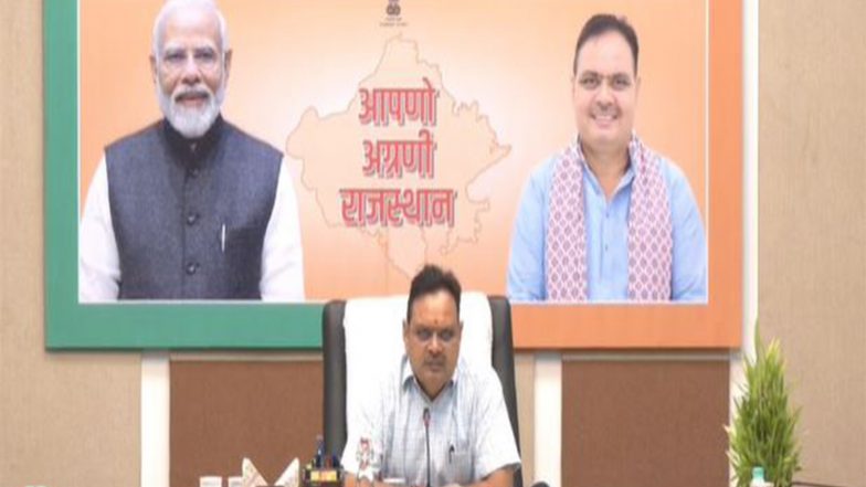 India News | Rajasthan CM Holds Meeting with Tribal Groups over Welfare Schemes, Partnership