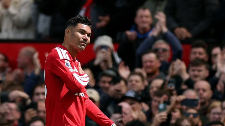 Premier League 2025-26: Casemiro Bids Farewell to Old Trafford as Manchester United Beat Nottingham Forest 3-2