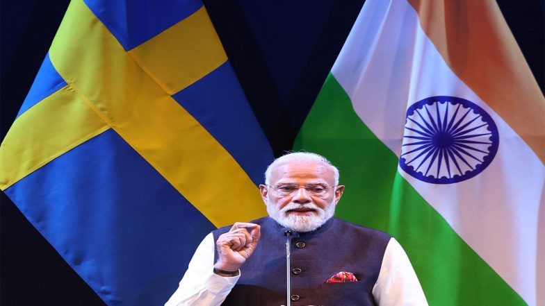 World News | PM Modi Pitches Bold Investment Vision to Europe's Top CEOs at Historic ERT Roundtable in Gothenburg