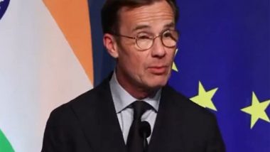 World News | PM Modi's Visit Marks Milestone in India-Sweden Ties; Bilateral Trade May Double Sooner Than Expected: Swedish PM Kristersson