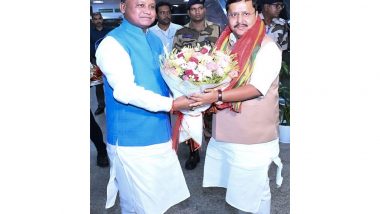 India News | Odisha CM Welcomes BJP Chief Nitin Nabin in Bhubaneswar for His 2-day Visit