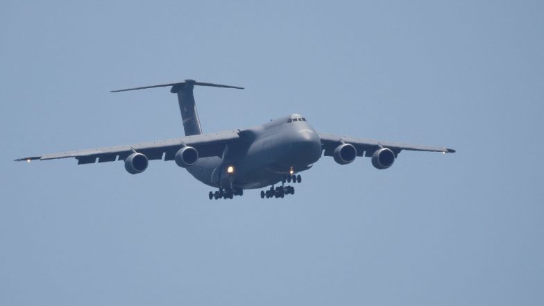 World News | US Moves Cargo Planes Carrying Ammunition to Israel as Tension in West Asia Continues