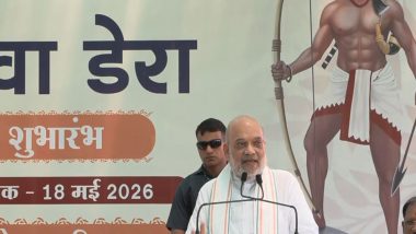India News | Home Minister Amit Shah Inaugurates 'Jan Jan Suvidha Kendra' in Bastar, Calls It Historic Day