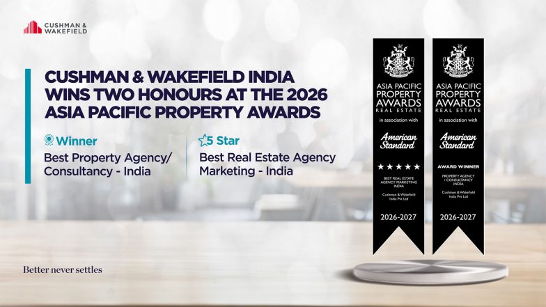 Business News | Cushman & Wakefield India Wins Two Honours at the 2026 Asia Pacific Property Awards