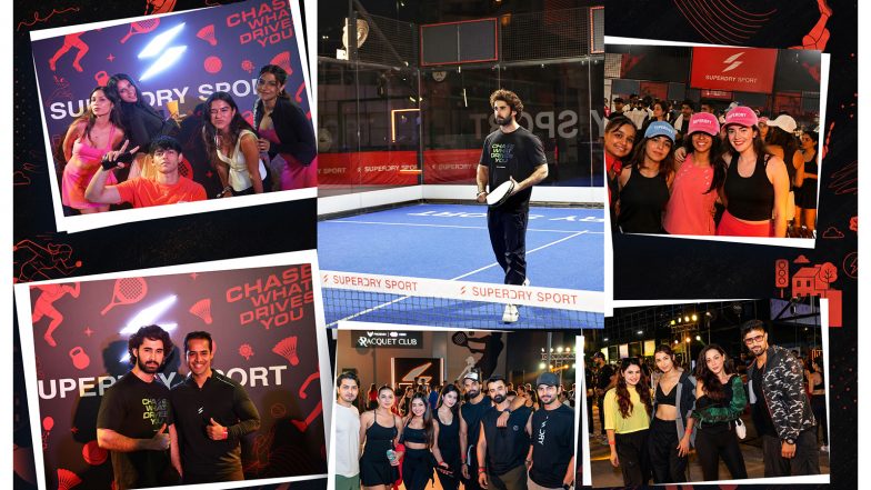 Business News | Superdry Sport Takes the Court at Sip & Serve -- A Padel Evening with Brand Ambassador Lakshya