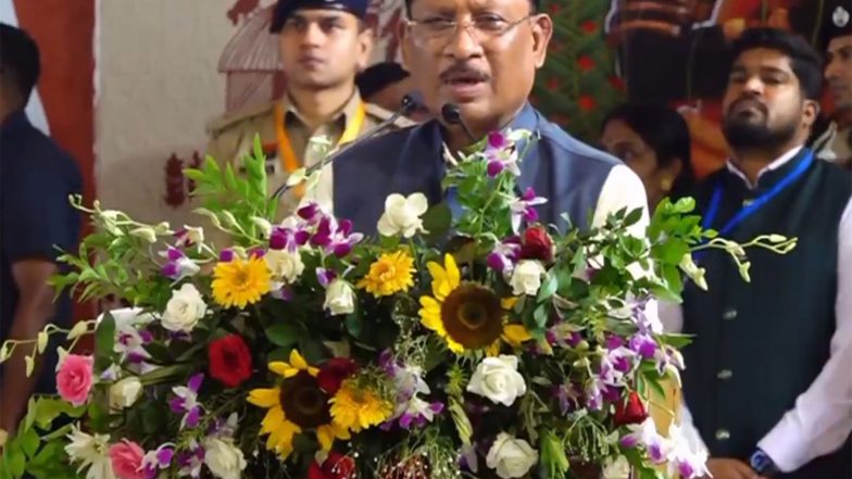 India News | Instead of Gunfire, School Bells Now Ring in Bastar, Irrigation Projects to Boost Agriculture: Chhattisgarh CM Sai