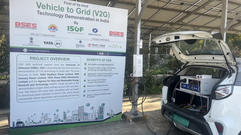 Business News | South Asia's First-ever Vehicle-to-Grid (V2G) Demonstration, Led by ISGF in Collaboration with Its Technology and Utility Partners