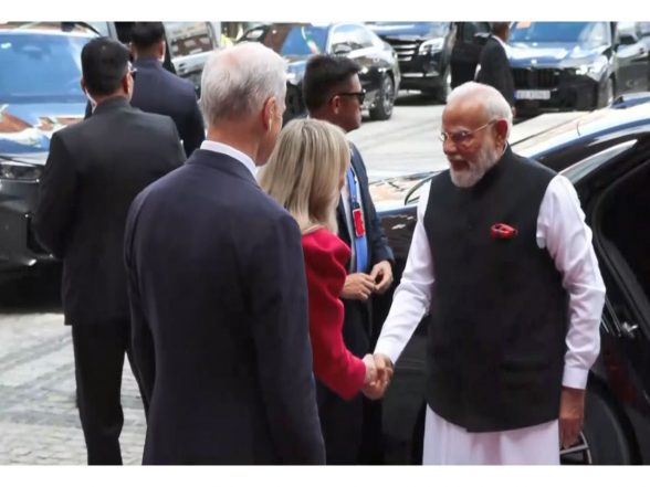 World News | PM Modi Arrives for India-Nordic Summit to Script New Chapter in Diplomacy
