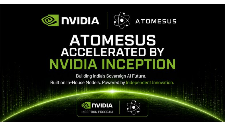 Business News | India's Atomesus Joins NVIDIA Inception -- And It's Not Another AI Wrapper Trying to Look Like a Lab