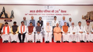India News | Amit Shah Chairs 26th Central Zonal Council Meet in Bastar, Stresses Development in Naxal-free Regions at Par with Rest of Country