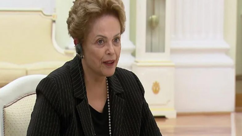 World News | Vladimir Putin Receives New Development Bank President Dilma Rousseff at Kremlin