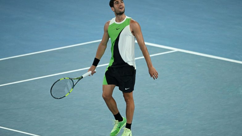 Sports News | Carlos Alcaraz Withdraws from Wimbledon, Queen's Club Due to Wrist Injury