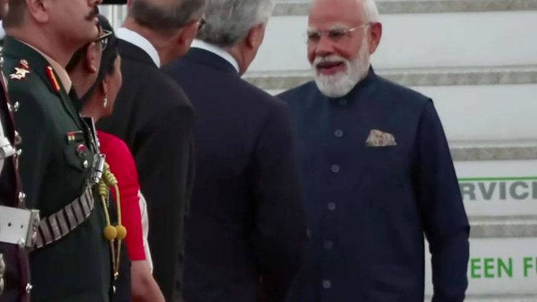 World News | PM Modi Arrives in Rome to Conclude Five-nation Tour