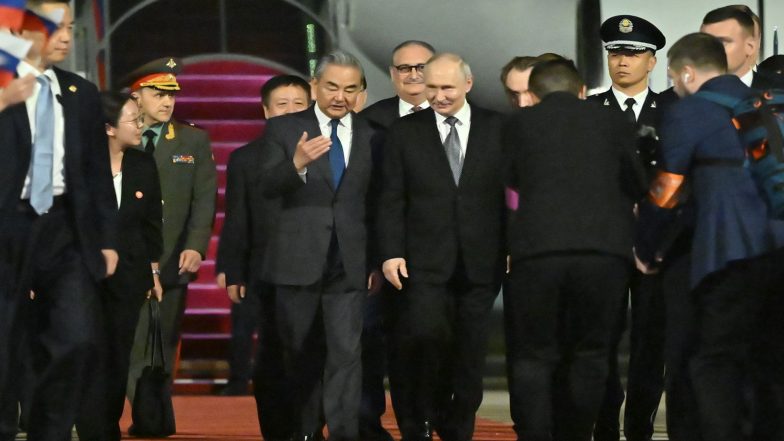 World News | Putin Arrives in Beijing for State Visit Days After Trump's China Trip
