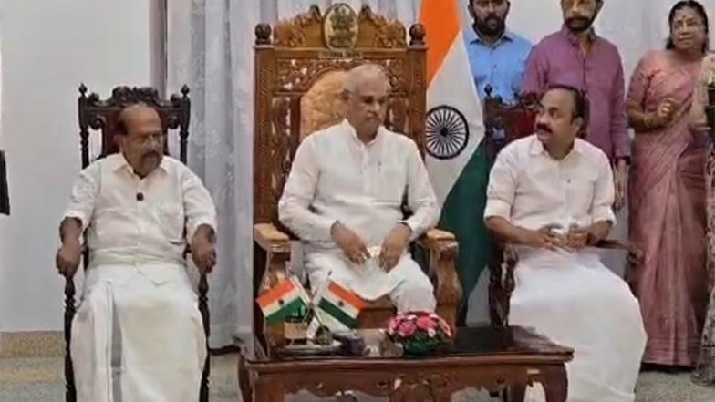 India News | G Sudhakaran Sworn in as Pro-tem Speaker of Keralam Assembly