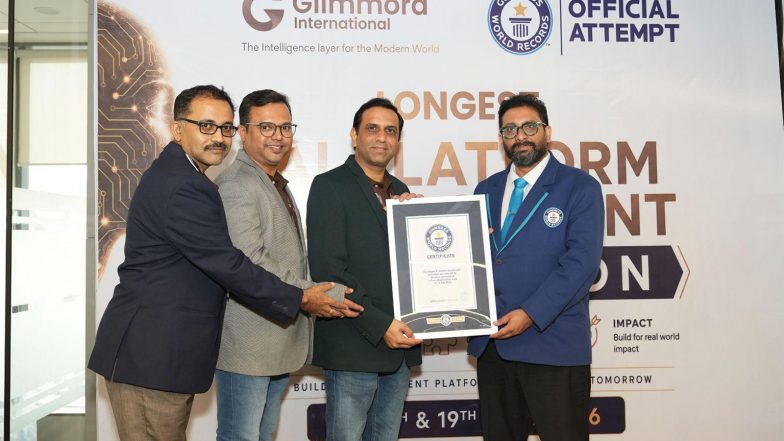Business News | India's Glimmora International Guinness World Records for 24-Hour AI Platform Development Hackathon