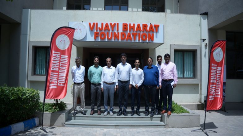 Sports News | MYAS Joint Secretary Vineel Krishna Visits Ahmedabad's Vijayi Bharat Foundation