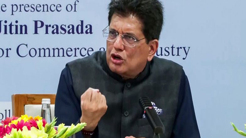 Business News | Melody to the Ears, Says Piyush Goyal, Hailing India's Confectionery Exports Surging 166% in Twelve Years
