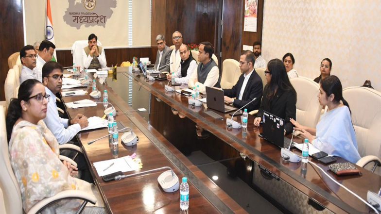 India News | MP CM Yadav Holds Meeting with Google Cloud India Officials, Discusses AI Support for Governance, Simhastha 2028
