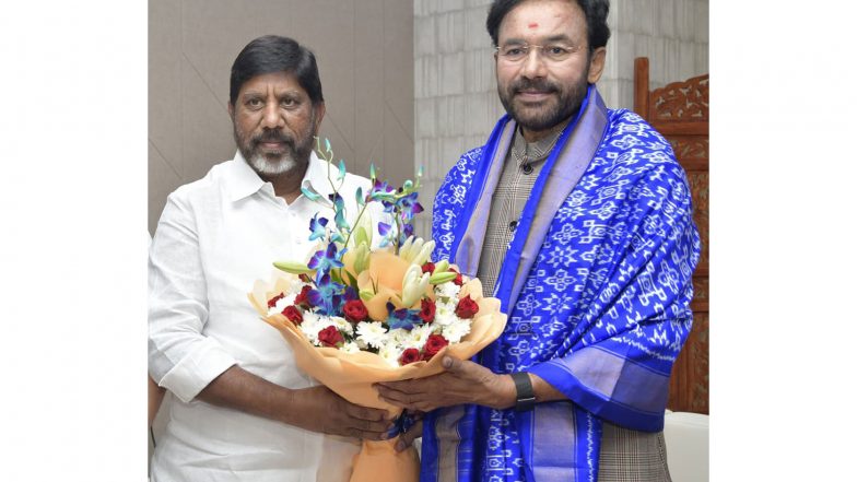 India News | Telangana Dy CM Bhatti Vikramarka Mallu Meets Union Minister Kishan Reddy