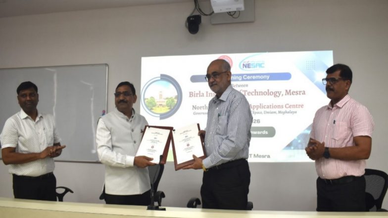 India News | BIT Mesra Expands Geospatial Research Network Through MoU with NESAC