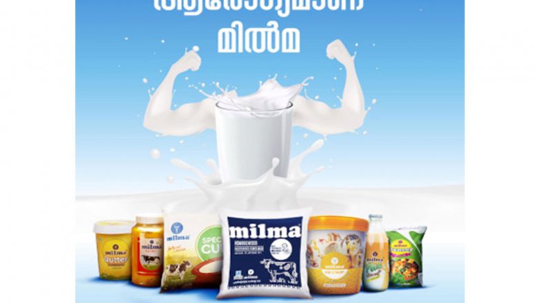 India News | Keralam: Milma Hikes Milk Price by ₹4 Per Litre; Revised Rates to Come into Effect from June 1