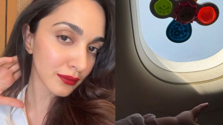 Entertainment News | Kiara Advani Shares Adorable In-flight Glimpse of Daughter Saraayah