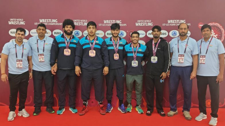Sports News | U23 Asian Championships: India Secure Five Greco-Roman Medals; Suraj and Sagar Win Silver