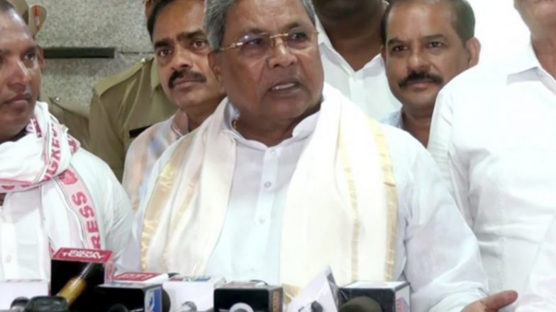 India News | Karnataka CM Siddaramaiah to Meet Congress Leadership in Delhi on May 26