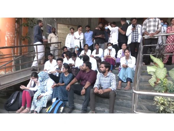 India News | Telangana: Doctor's Body Condemn Assault on Junior Doctor at Gandhi Hospital
