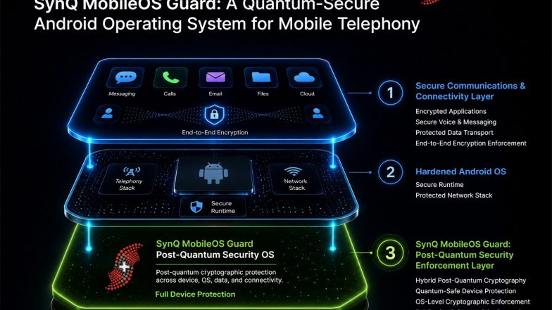 Business News | Synergy Quantum Launches SynQ MobileOS Guard, a Quantum-Secure Android Operating System for Mobile Telephony