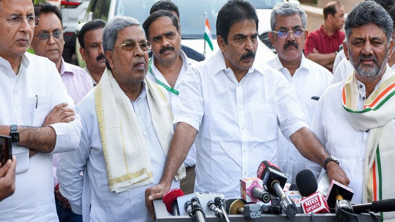 India News | Karnataka Leadership Tussle: Siddaramaiah to Meet DK Shivakumar over Breakfast Tomorrow