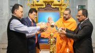 World News | Canada: Piyush Goyal Offers Prayers at BAPS Swaminarayan Temple in Toronto