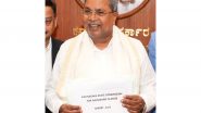 India News | Karnataka: CM Siddaramaiah Accepts Social and Educational Survey Report